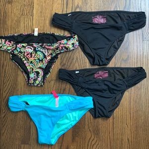 Victoria Secret bathing suit bottoms bundle